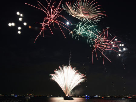 Fireworks On A Lake Water, Amazing Fireworks, Fireworks 2019, Fi